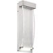 Kabo LED 14 inch Silver Outdoor Wall Sconce, Small
