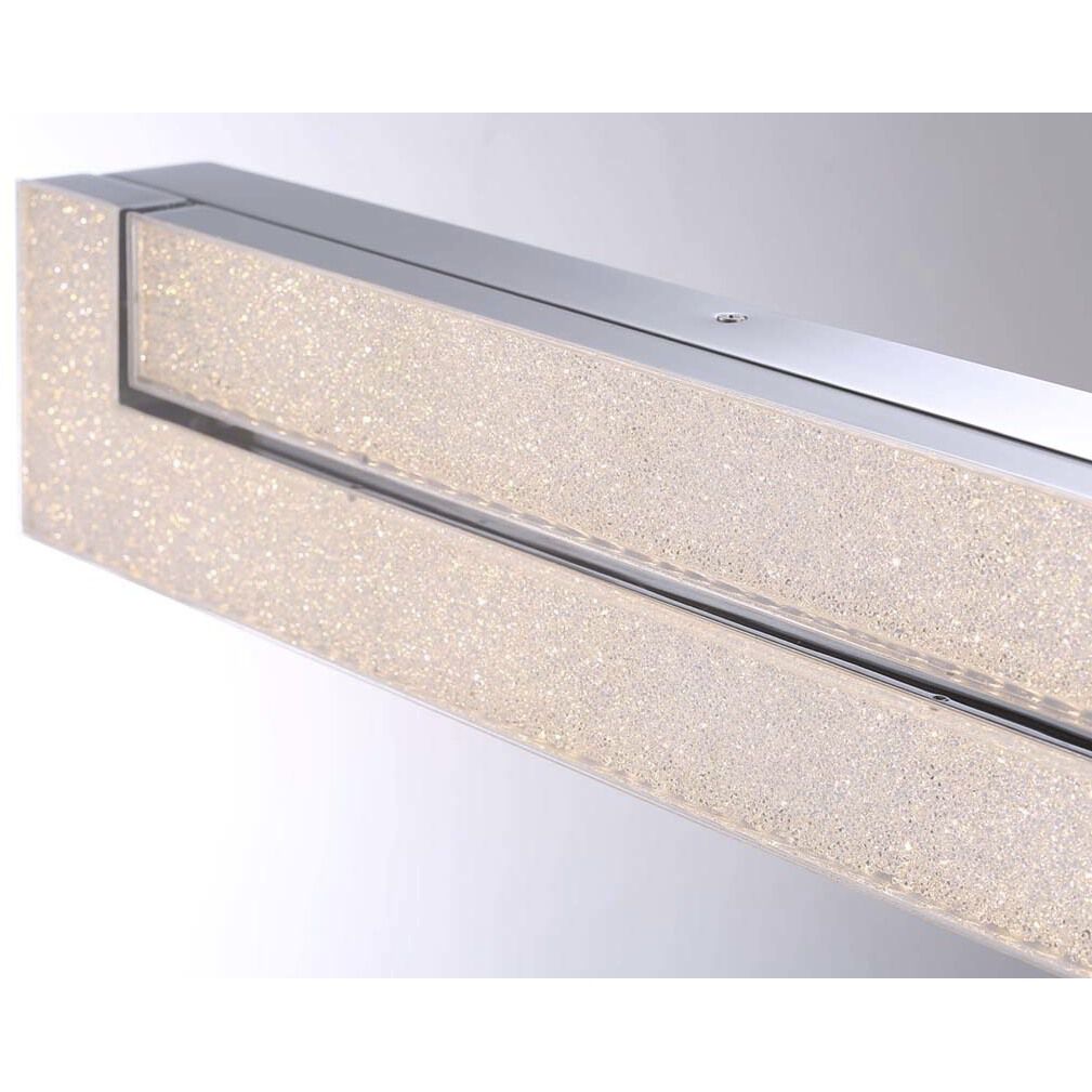 Santi LED 30 inch Chrome Vanity Light Wall Light, Large