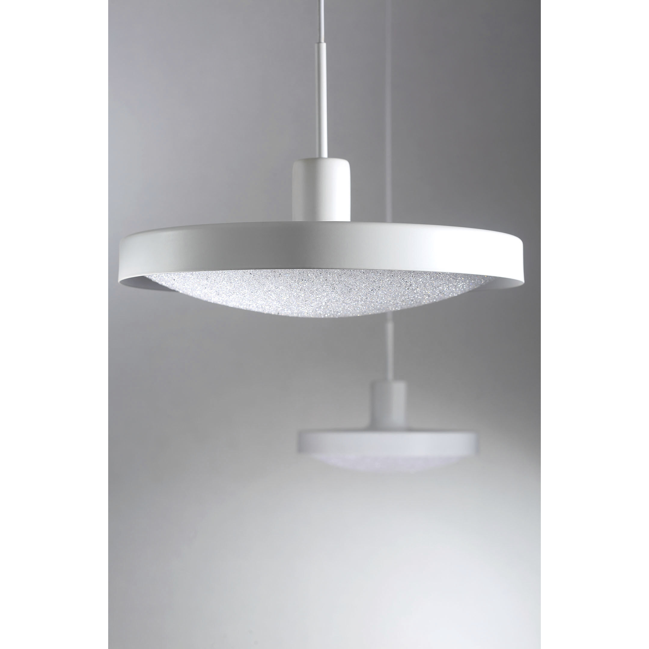 Sandstone LED 10 inch White Pendant Ceiling Light, Small