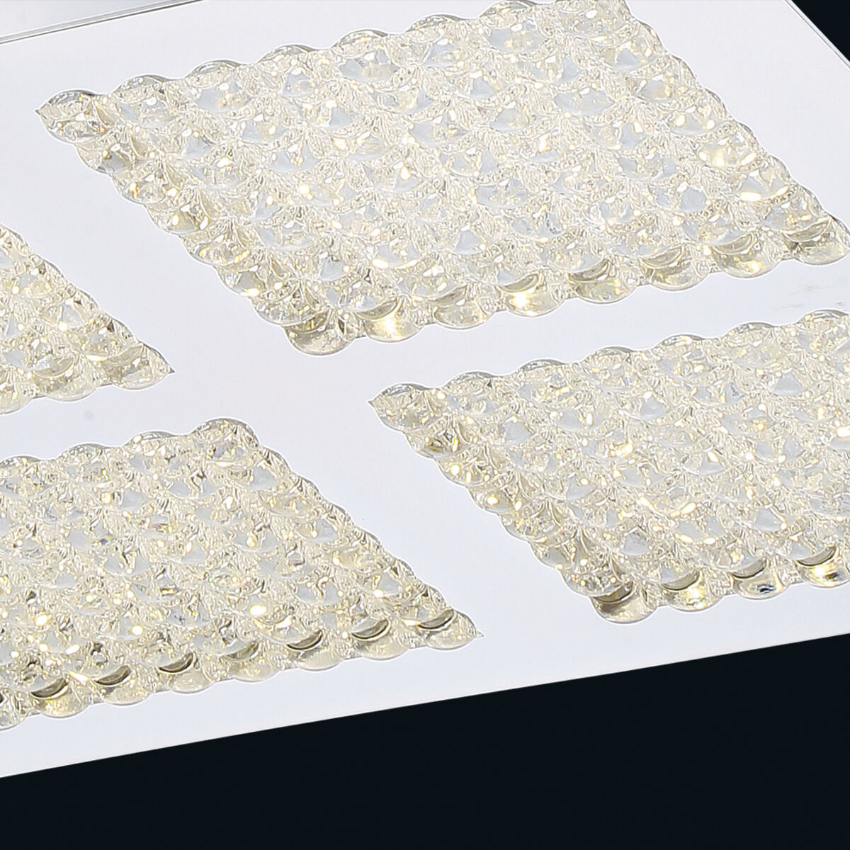 Denso LED 22 inch Chrome Chandelier Ceiling Light