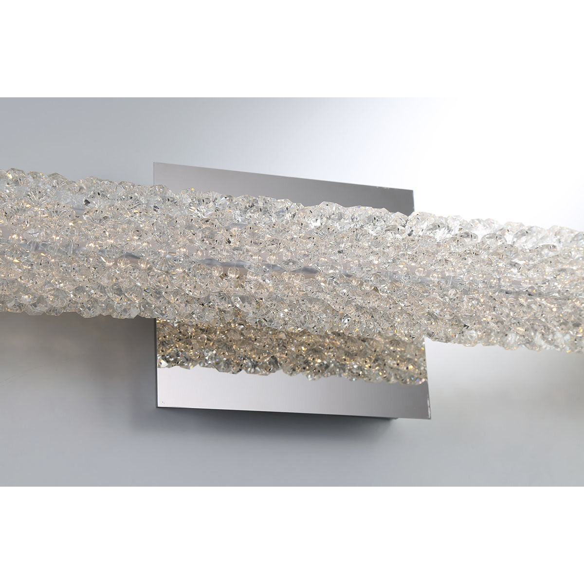 Sassi LED 3 inch Chrome Chandelier Ceiling Light, Small