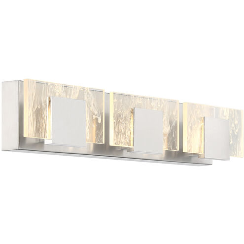 Kasha LED 27.75 inch Chrome Vanity Light Wall Light