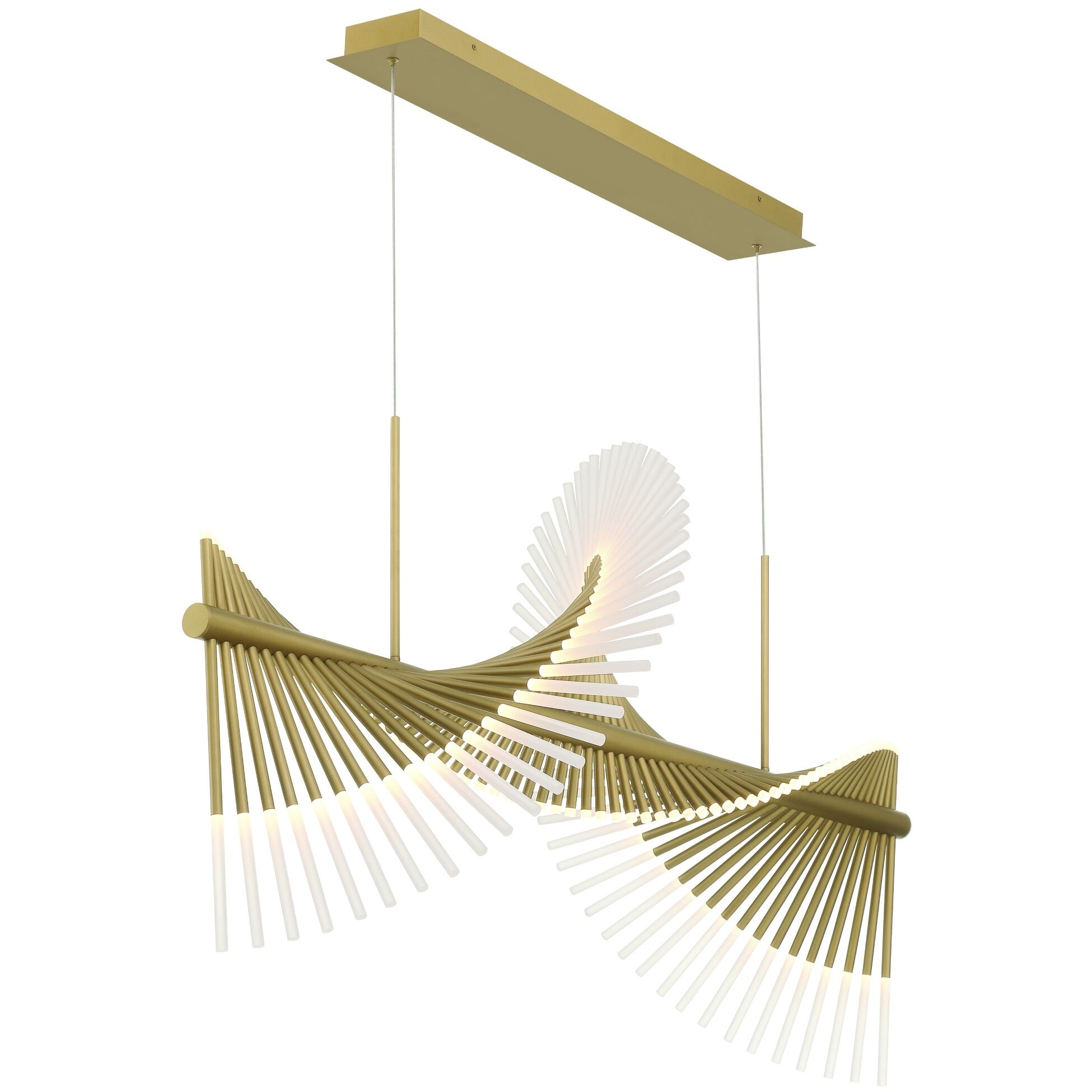 Voltik 72 Light 29 inch Gold Chandelier Ceiling Light