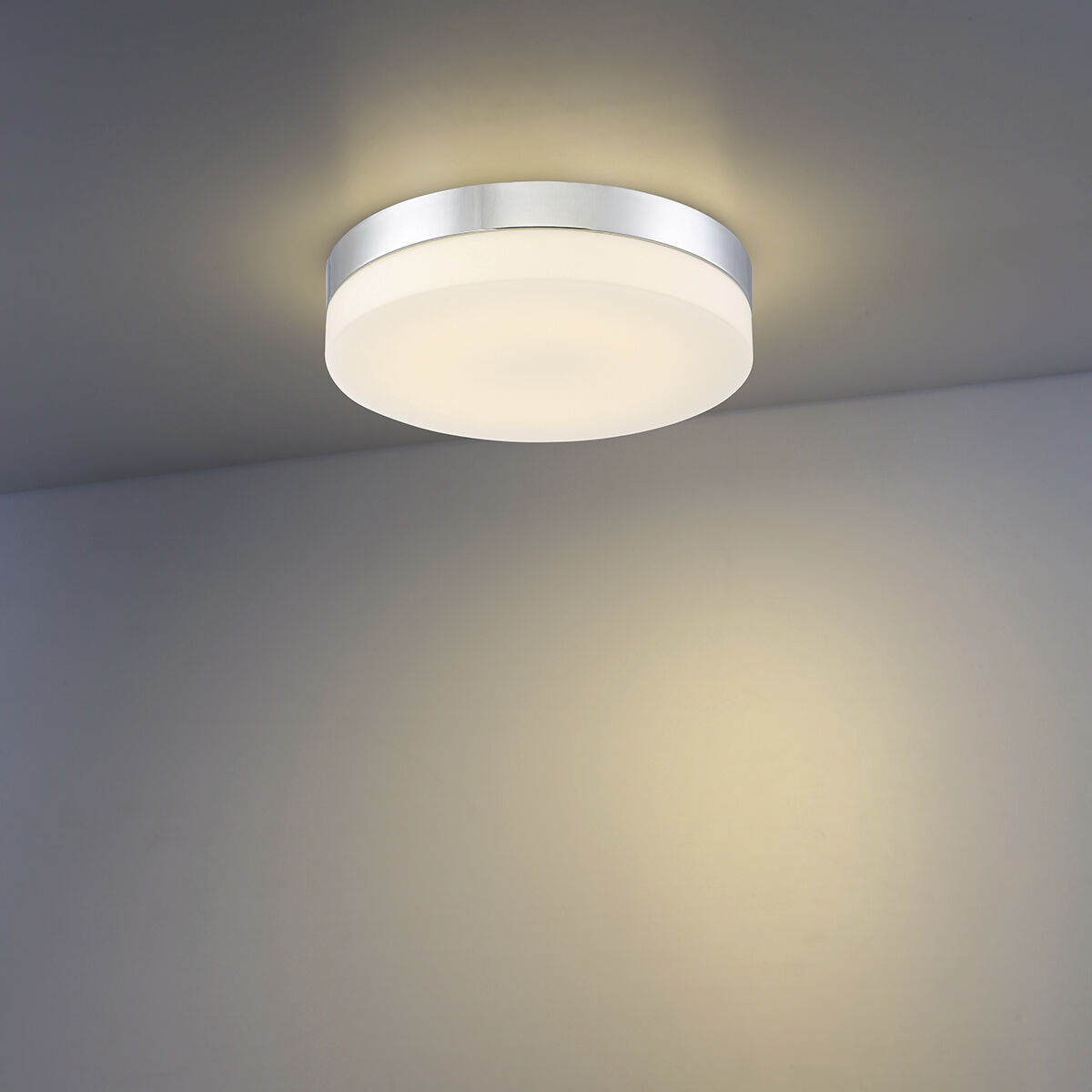 Koss LED 11 inch Chrome Ceiling Flush Mount Ceiling Light, Large