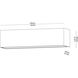 Stripe LED 2.36 inch Black Outdoor Wall Mount