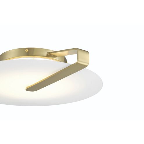 Nuvola LED 16.75 inch Gold Flush Mount Ceiling Light