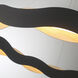 Vaughan LED 33.5 inch Silver and Black Chandelier Ceiling Light