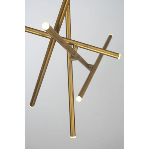 Crossroads LED 27 inch Black Chandelier Ceiling Light