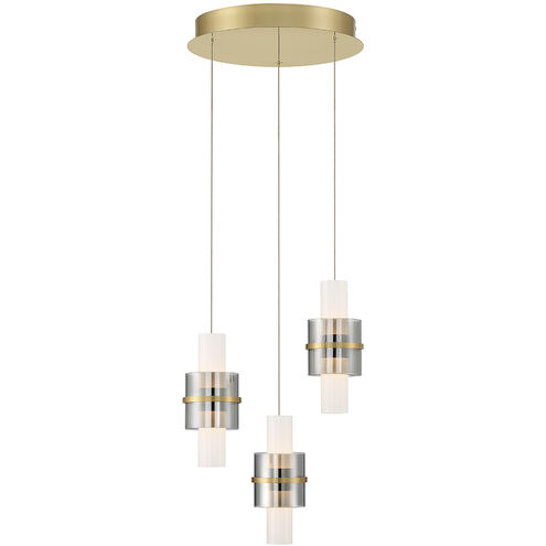 Rola LED 14.5 inch Gold Chandelier Ceiling Light