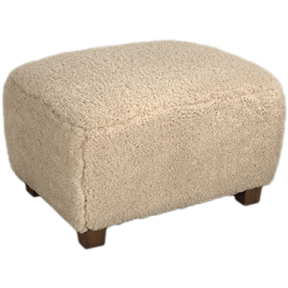 Pola 16 inch Dark Walnut Stool