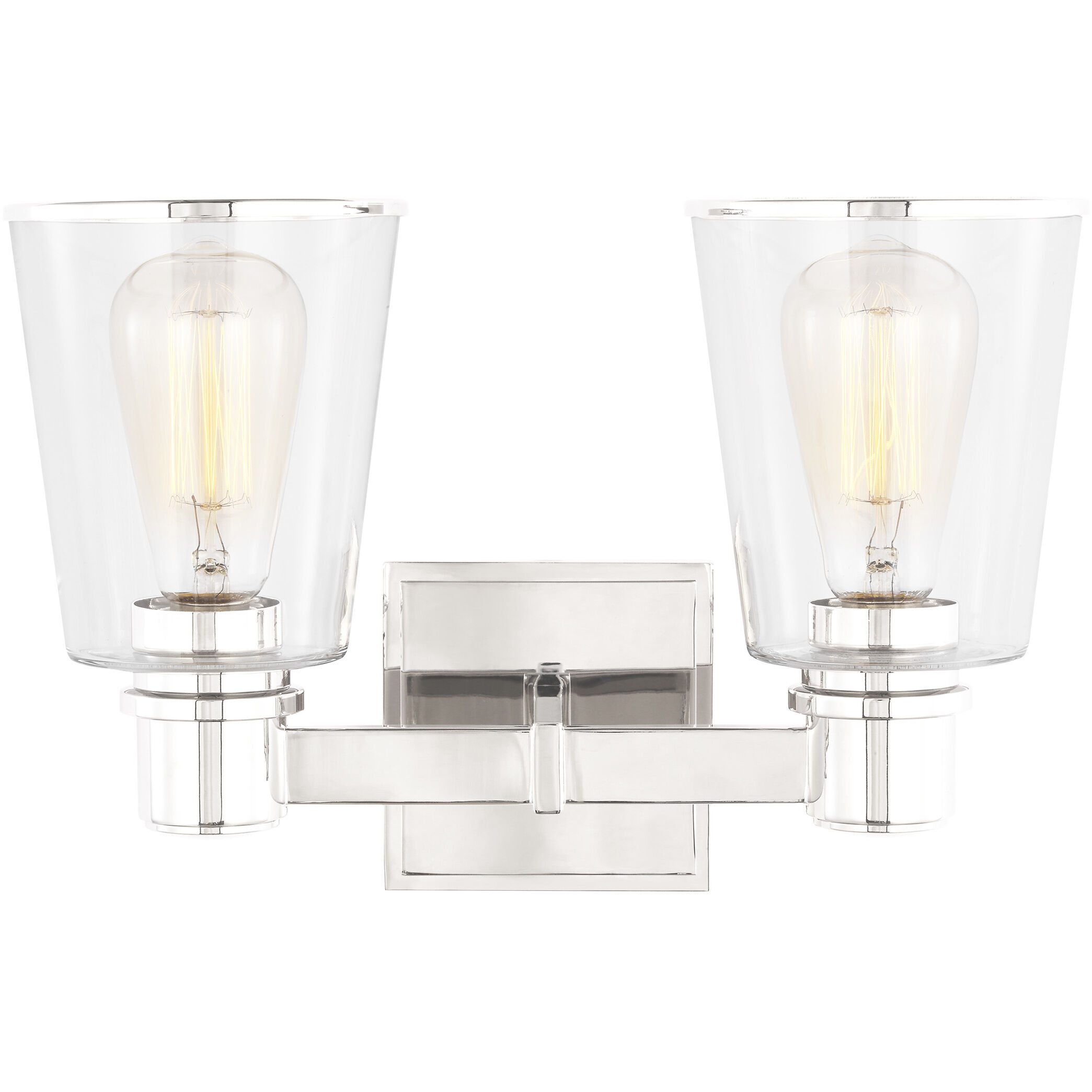 C&M by Chapman & Myers Alessa 2 Light 13.63 inch Bathroom Vanity Light