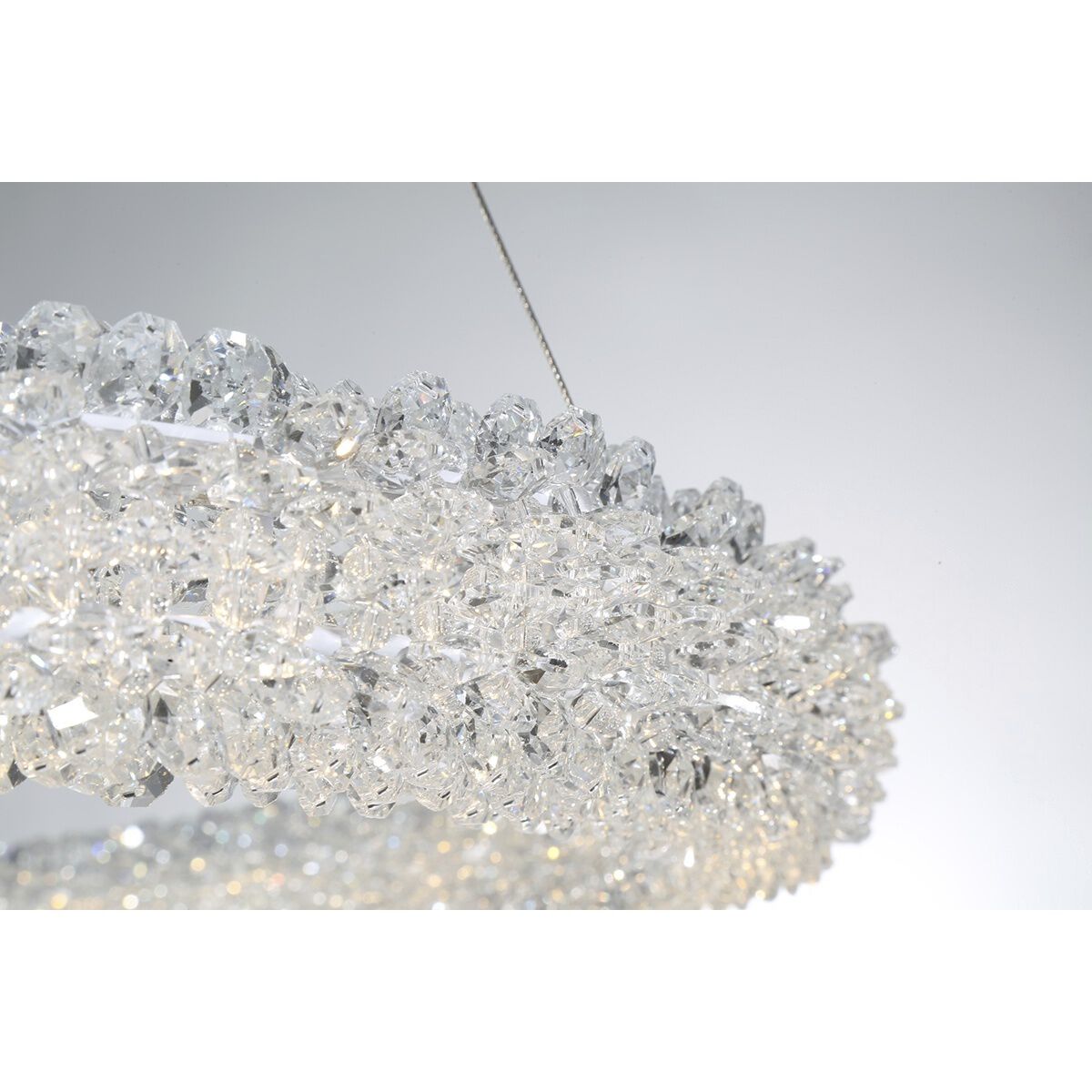 Sassi LED 36 inch Chrome Vanity Light Wall Light, Large