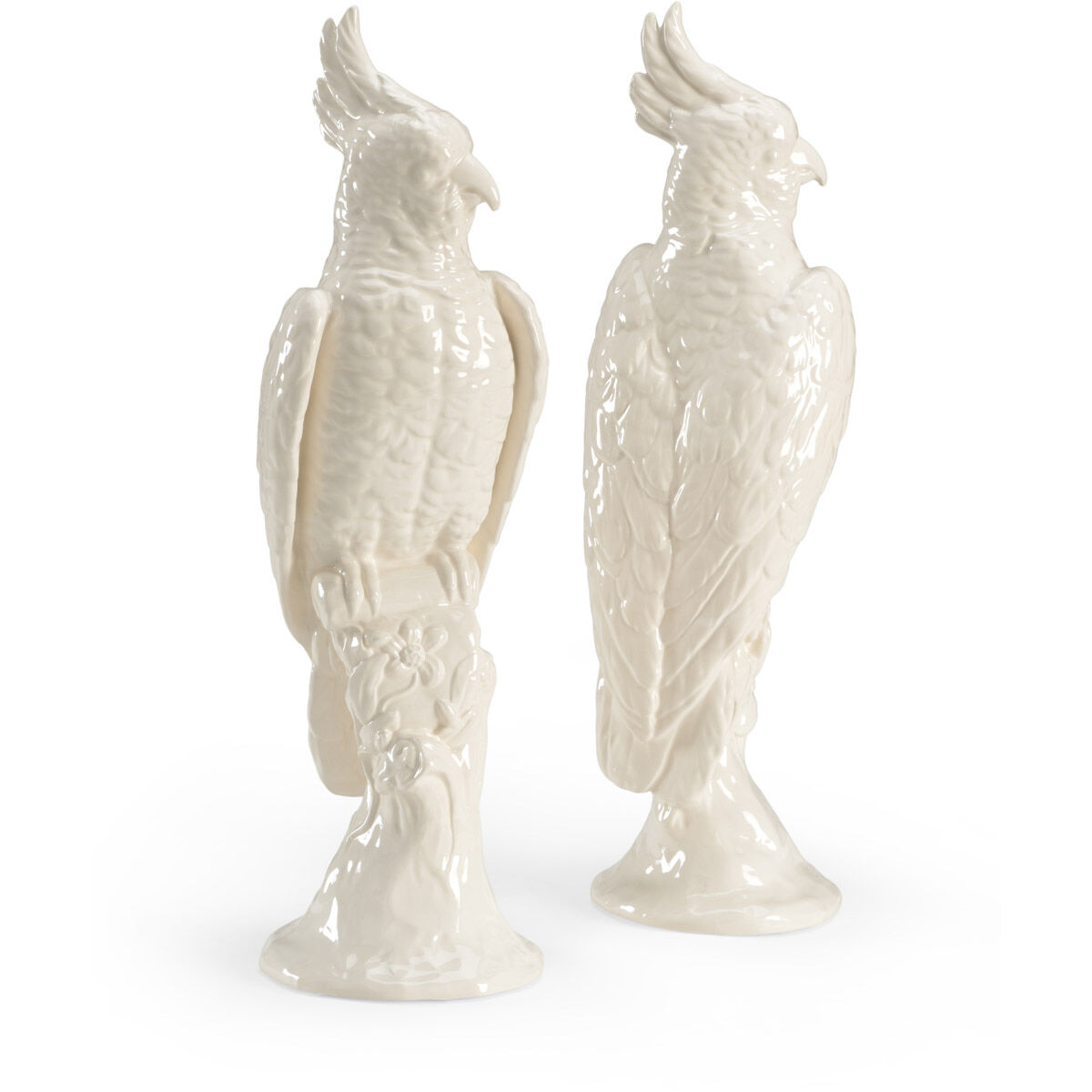 Chelsea House White Glaze Figurines, Pair