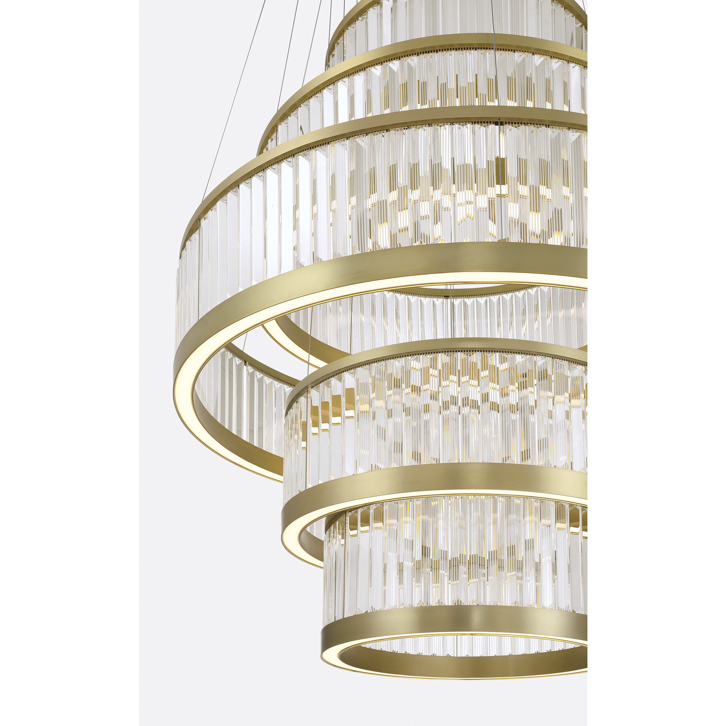 Empra LED 47.25 inch Gold Grand Chandelier Ceiling Light