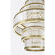 Empra LED 47.25 inch Gold Grand Chandelier Ceiling Light