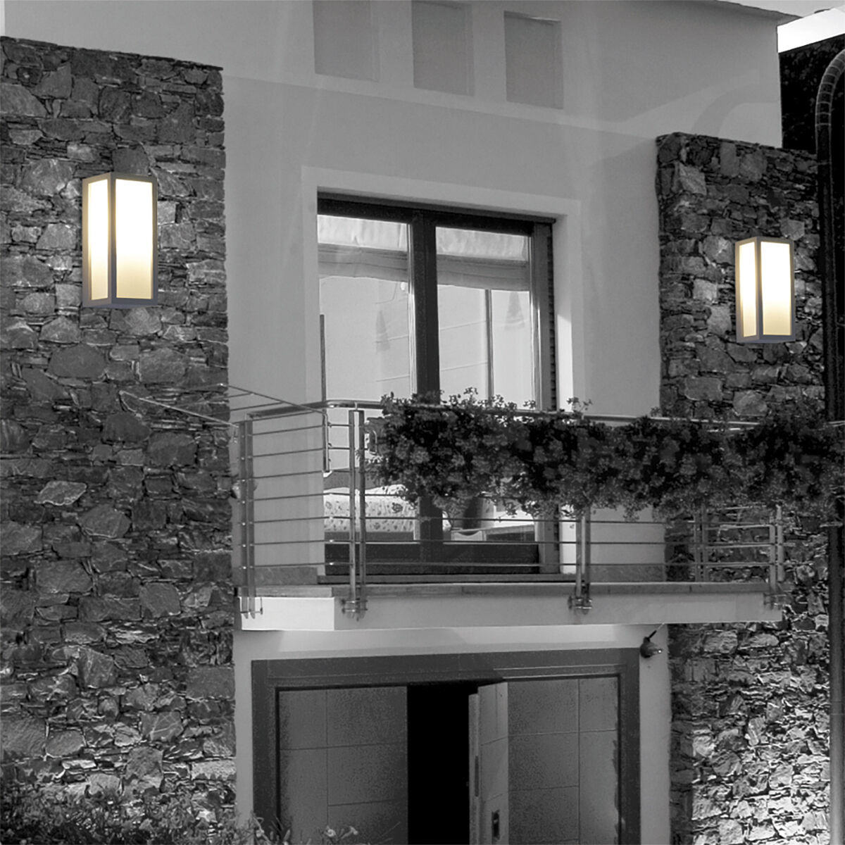 Ontario LED 10 inch Graphite Grey Outdoor Wall Mount