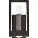 Hanson LED 14 inch Black Outdoor Wall Sconce, Small
