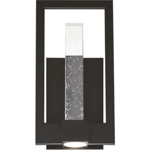 Hanson LED 14 inch Black Outdoor Wall Sconce, Small