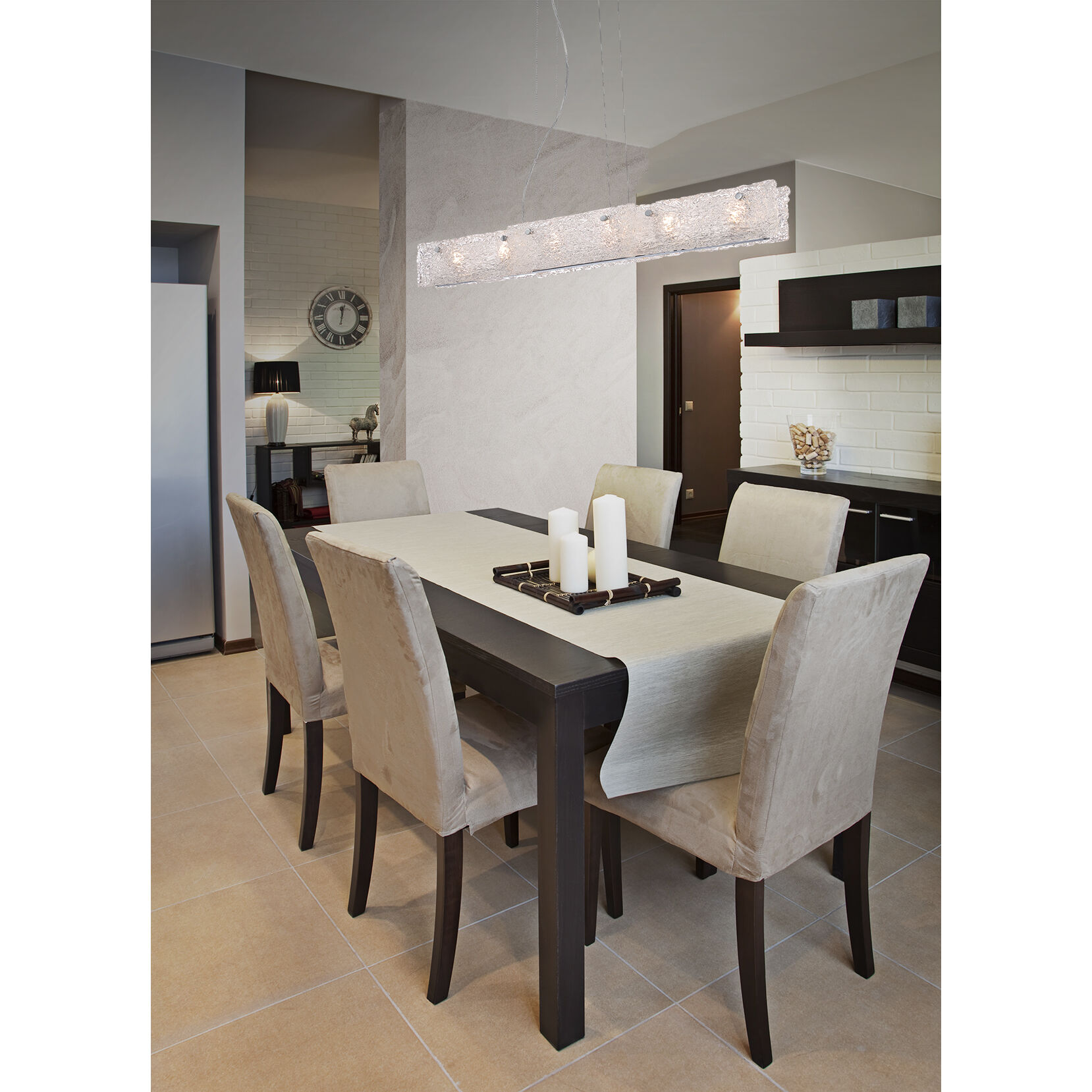 Caramico 10 Light 21 inch Chrome Chandelier Ceiling Light