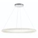 Sassi LED 48 inch Chrome Chandelier Ceiling Light
