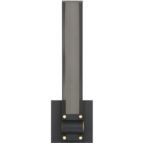 Admiral LED 5 inch Matte Black/Gold Painting Wall Sconce Wall Light