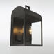 Sawyer 2 Light 14 inch Satin Black Outdoor Wall Sconce