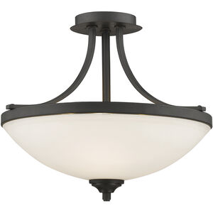 Bordeaux 3 Light 17.13 inch Semi-Flush Mount