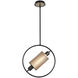 Seamore 1 Light 5 inch Black Pendant Ceiling Light, Small