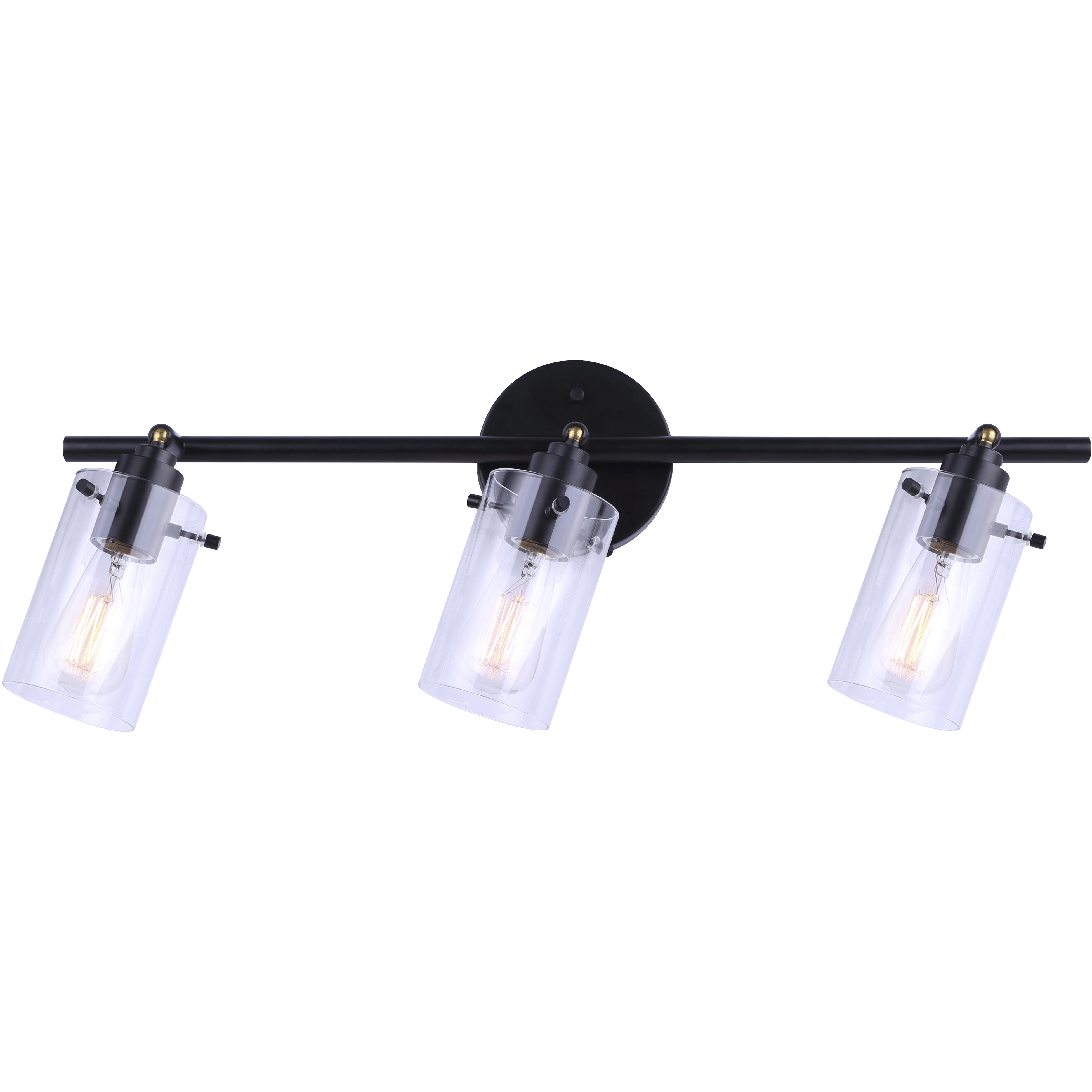 Joni 3 Light Black Track Lighting Ceiling Light