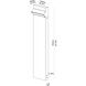 Sentry 7 watt Black Outdoor Bollard