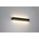 Stripe LED 2.36 inch Black Outdoor Wall Mount