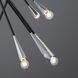 Zazu 28 Light 44 inch Chrome Pendant Ceiling Light 