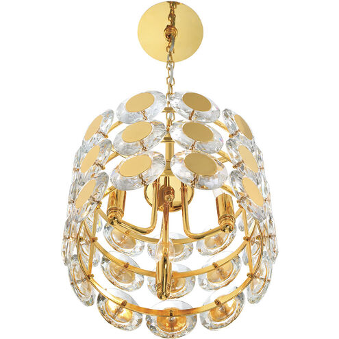 Perrene 3 Light 12 inch Gold Chandelier Ceiling Light