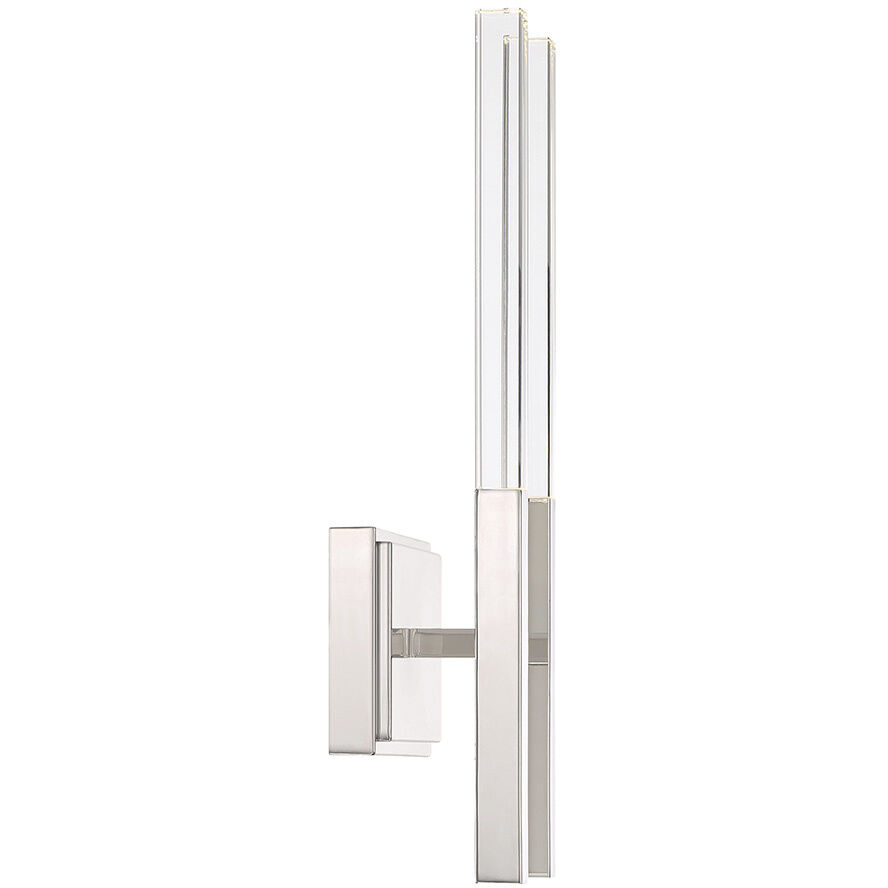 Benicio Wall Sconce Wall Light in Polished Nickel