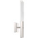Benicio Wall Sconce Wall Light in Polished Nickel