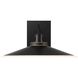 Deckard 1 Light 8.5 inch Gold and Black Outdoor Wall Lantern