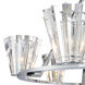 Ricca 6 Light 37.75 inch Chrome Chandelier Ceiling Light