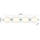 Palmas 4 Light 30 inch Polished Nickel Vanity Light Wall Light