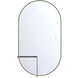 Linden 42 X 24 inch Black Mirror