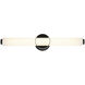 Santoro LED 25 inch Black Vanity Light Wall Light