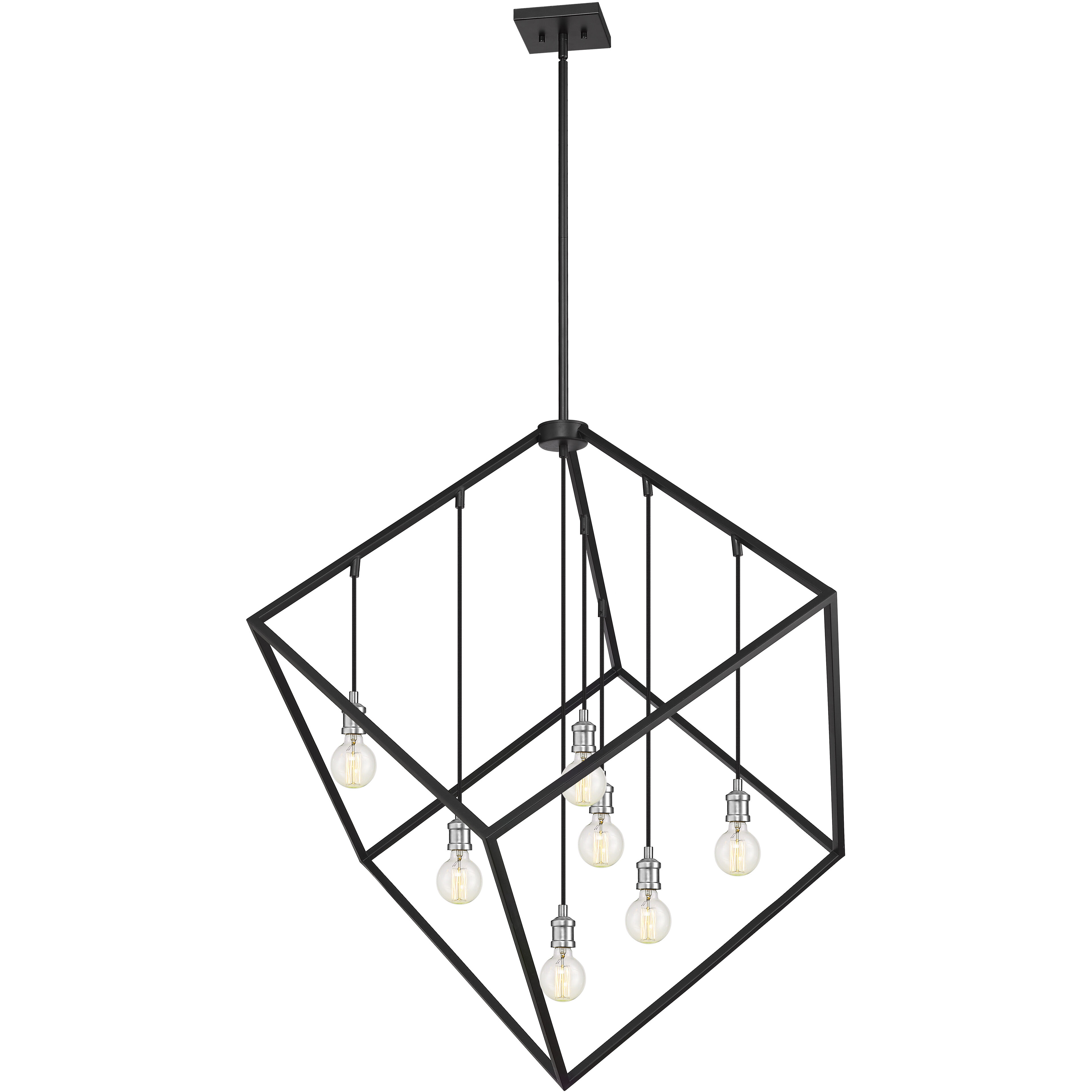 Vertical 7 Light 44.00 inch Chandelier