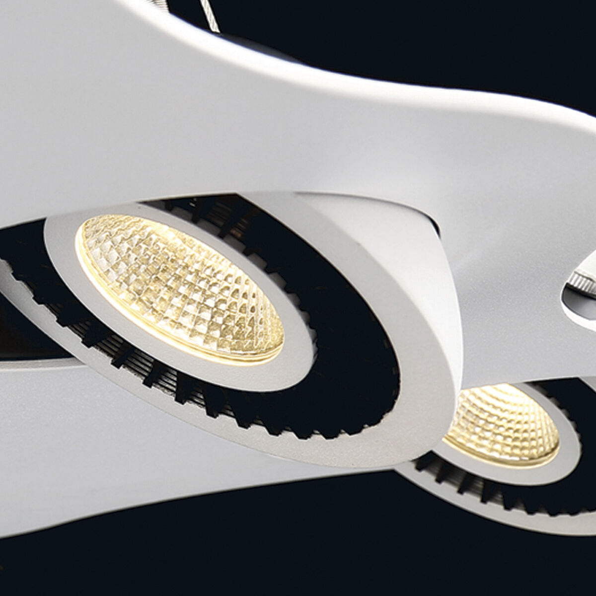 Vision 1 Light 120V White/Black Track Ceiling Light