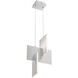Coburg LED 8 inch Silver Pendant Ceiling Light