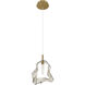 Norah 1 Light 5.5 inch Gold Standard Pendant Ceiling Light in Amber