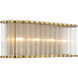 Glasbury 4 Light 23.75 inch Gold Vanity Light Wall Light