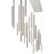Santana LED 10 inch Satin Nickel Chandelier Ceiling Light