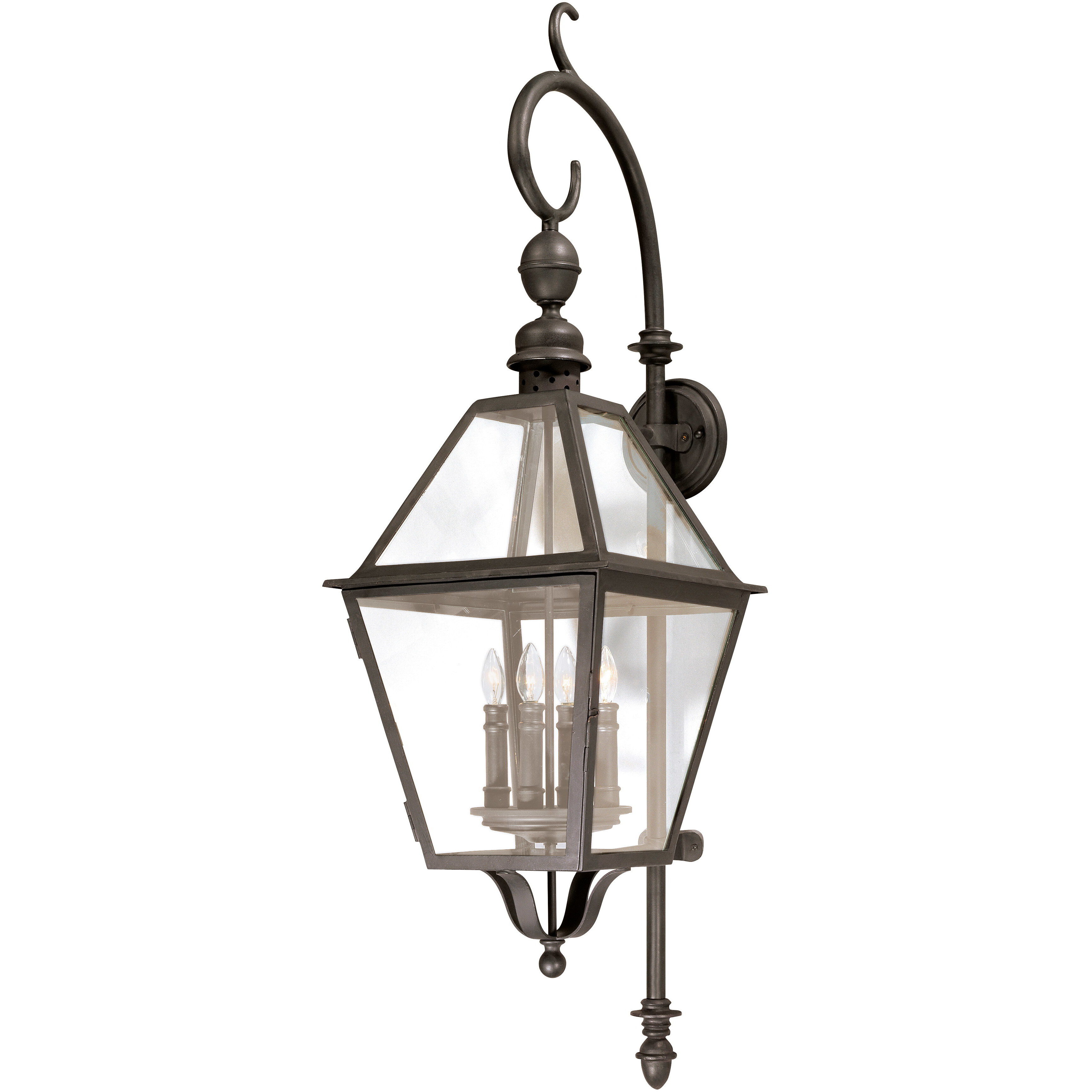 Townsend 4 Light 47 inch Textured Black Outdoor Wall Sconce