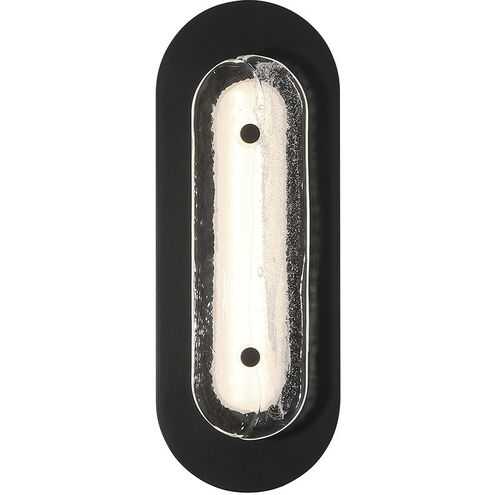 Tramore 1 Light 16 inch Black Outdoor Wall Sconce in Silver