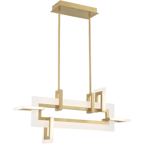 Inizio LED 5.5 inch Gold Chandelier Ceiling Light