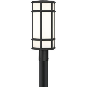Monte 1 Light 20 inch Satin Black Outdoor LED Post Light